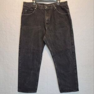 Wrangler Premium Quality Men's Jeans Black Relaxed Fit 97601CB